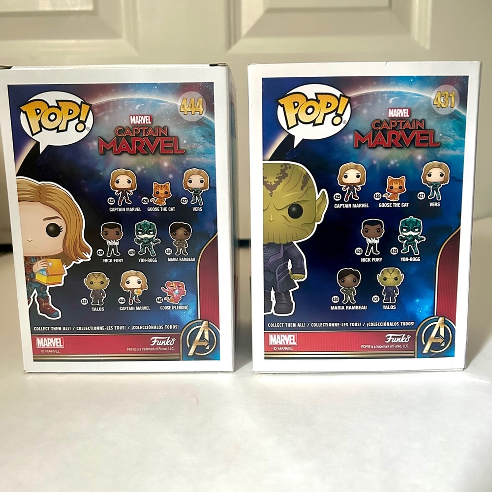 Marvel Pop Figures - Captain Marvel and Talos - Picture 3 of 4